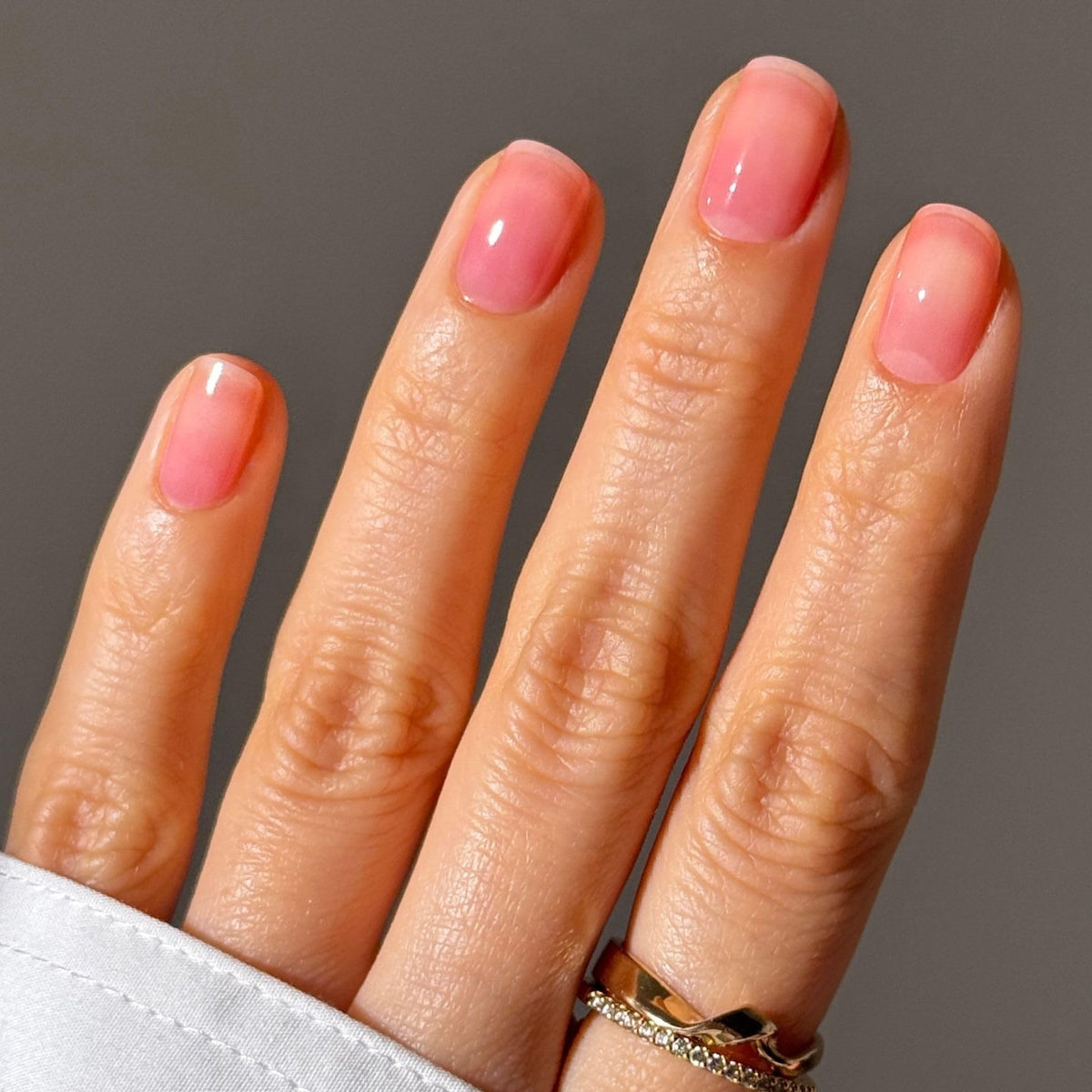LONDONTOWN before and after nails showcasing reduced peeling and improved texture