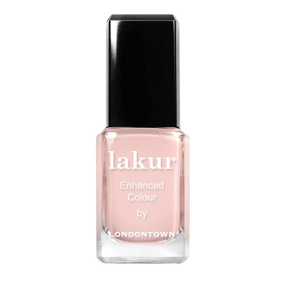 LONDONTOWN Cheerio front packaging shows vibrant pink-purple polish and benefit glossy finish