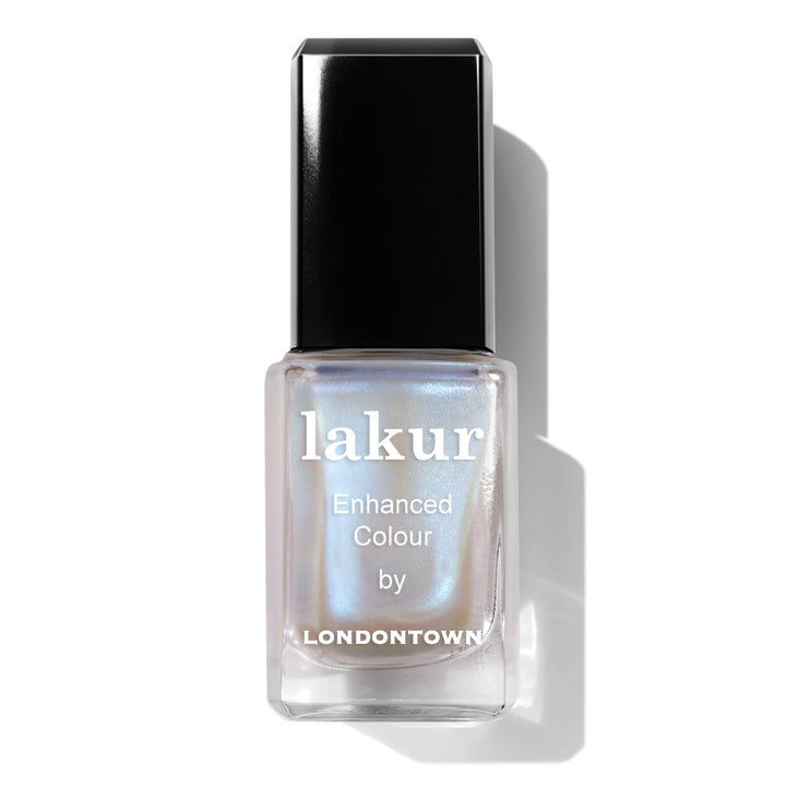 LONDONTOWN front bottle showing chrome glaze label and glossy finish benefit