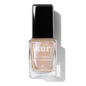 LONDONTOWN bottle front view showing sleek packaging and polish benefit