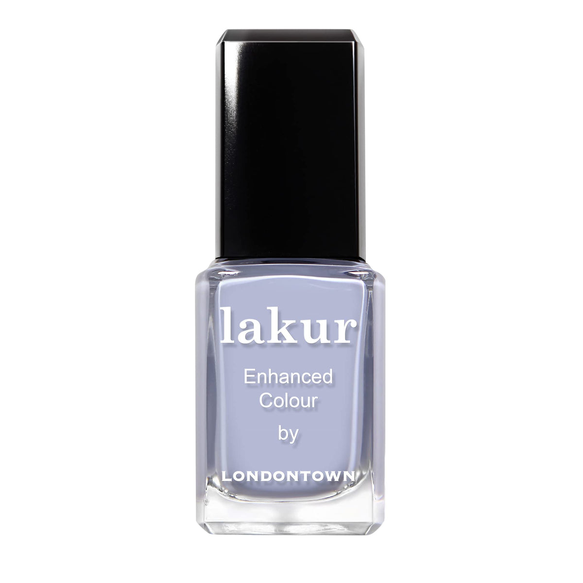 LONDONTOWN front bottle view showing Dainty Daze periwinkle and easy application benefit