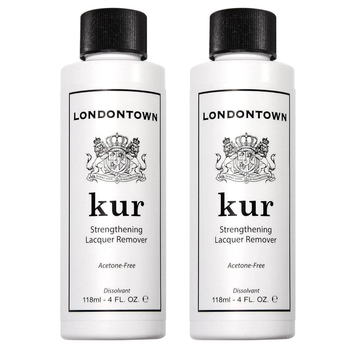 LONDONTOWN front packaging showing two 4 fl oz bottles and clear branding for convenience
