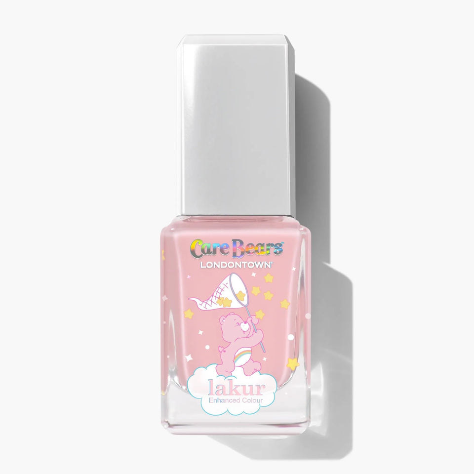 LONDONTOWN front packaging showing Care Bears inspired pink, attractive gifting appeal