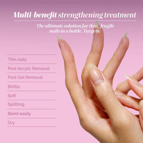 LONDONTOWN brush applying treatment to nail demonstrating precise delivery