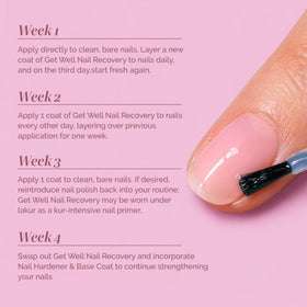 LONDONTOWN before and after nails showing smoother stronger results