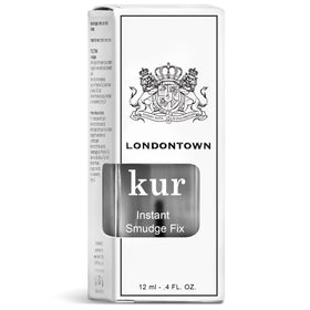 LONDONTOWN product in use fixing a smudged manicure quickly