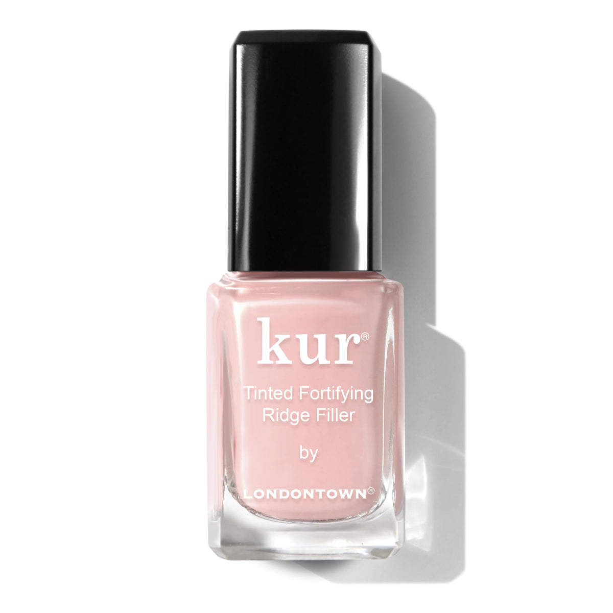 LONDONTOWN Kur front packaging showing bottle and shade for polished nails