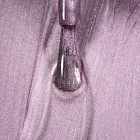 LONDONTOWN polish swatches on paper displaying true purple and pink pigments benefit