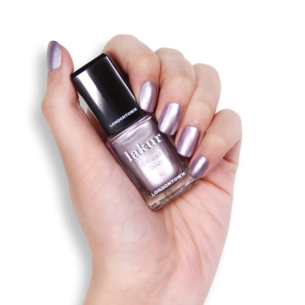 LONDONTOWN lacquer texture close-up showing smooth self-leveling finish benefit