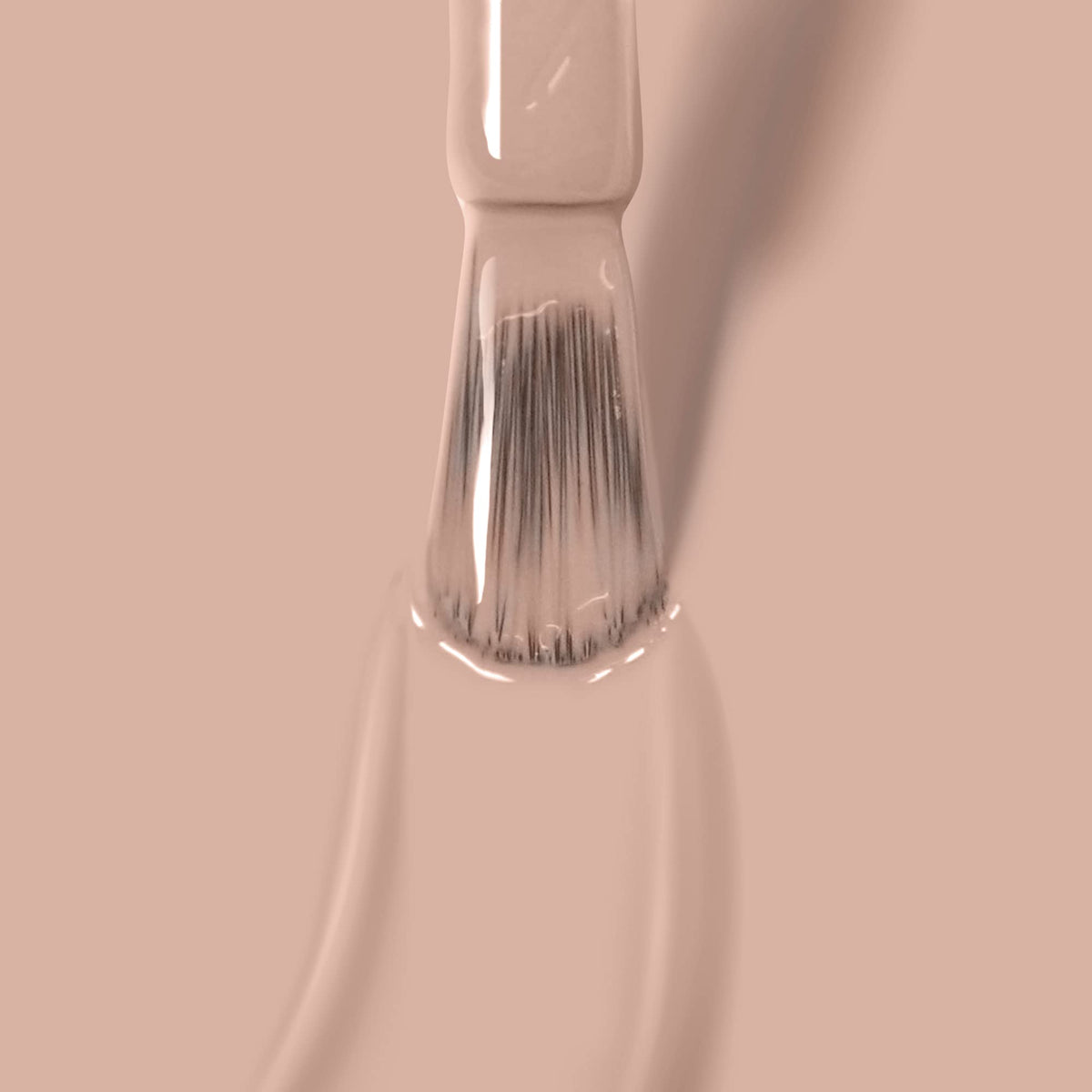 LONDONTOWN pro-contour brush applying polish for precise, streak-free coats benefit: easy control