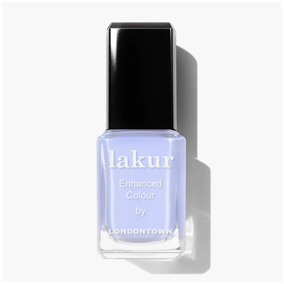 LONDONTOWN bottle front view showing color and sleek packaging benefit: clear product ID