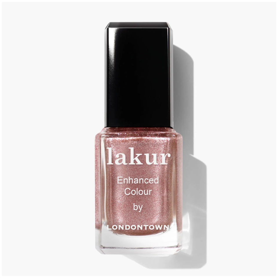 LONDONTOWN bottle front view showing nude shade and elegant finish