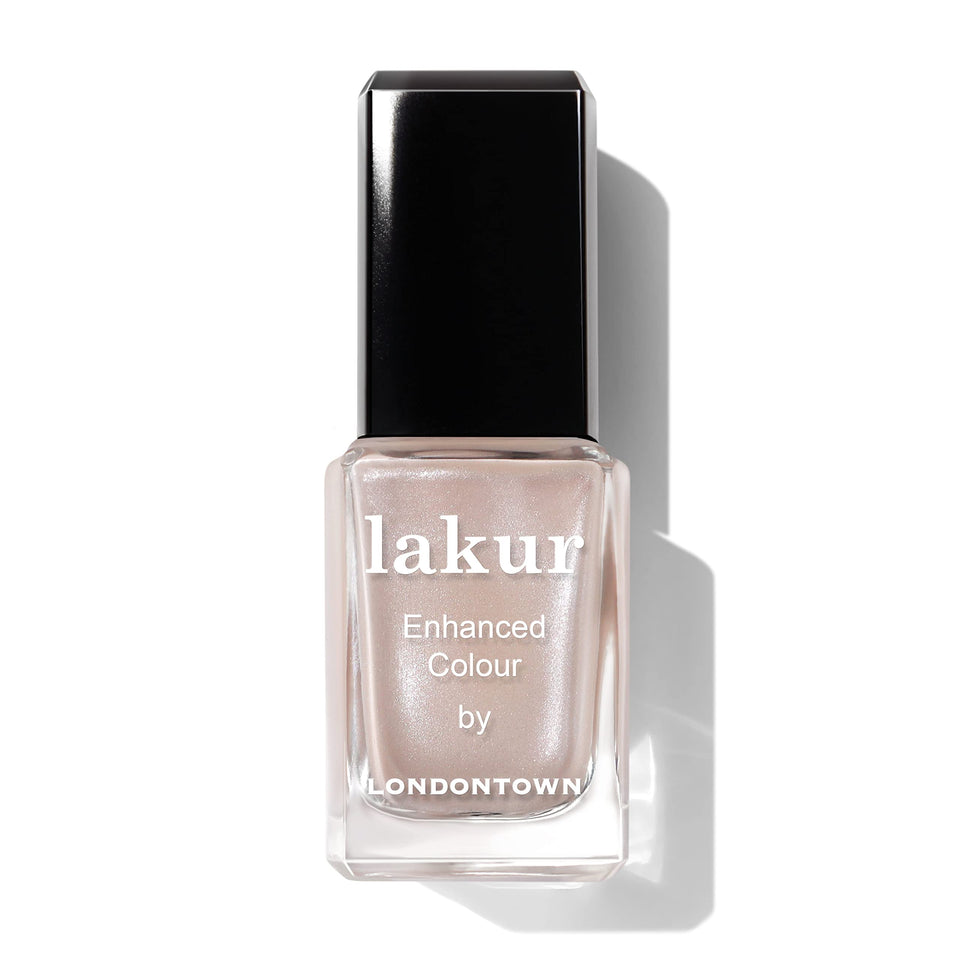 LONDONTOWN front packaging showing nude and brown pearl polish for salon-quality finish