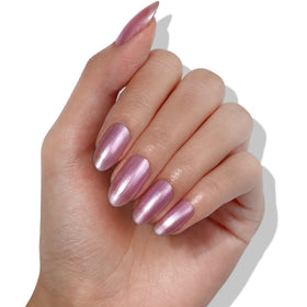 LONDONTOWN polished hand wearing Amethyst on Ice demonstrating wearable shine