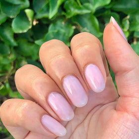 LONDONTOWN polish being applied to nails showing easy, precise brush control