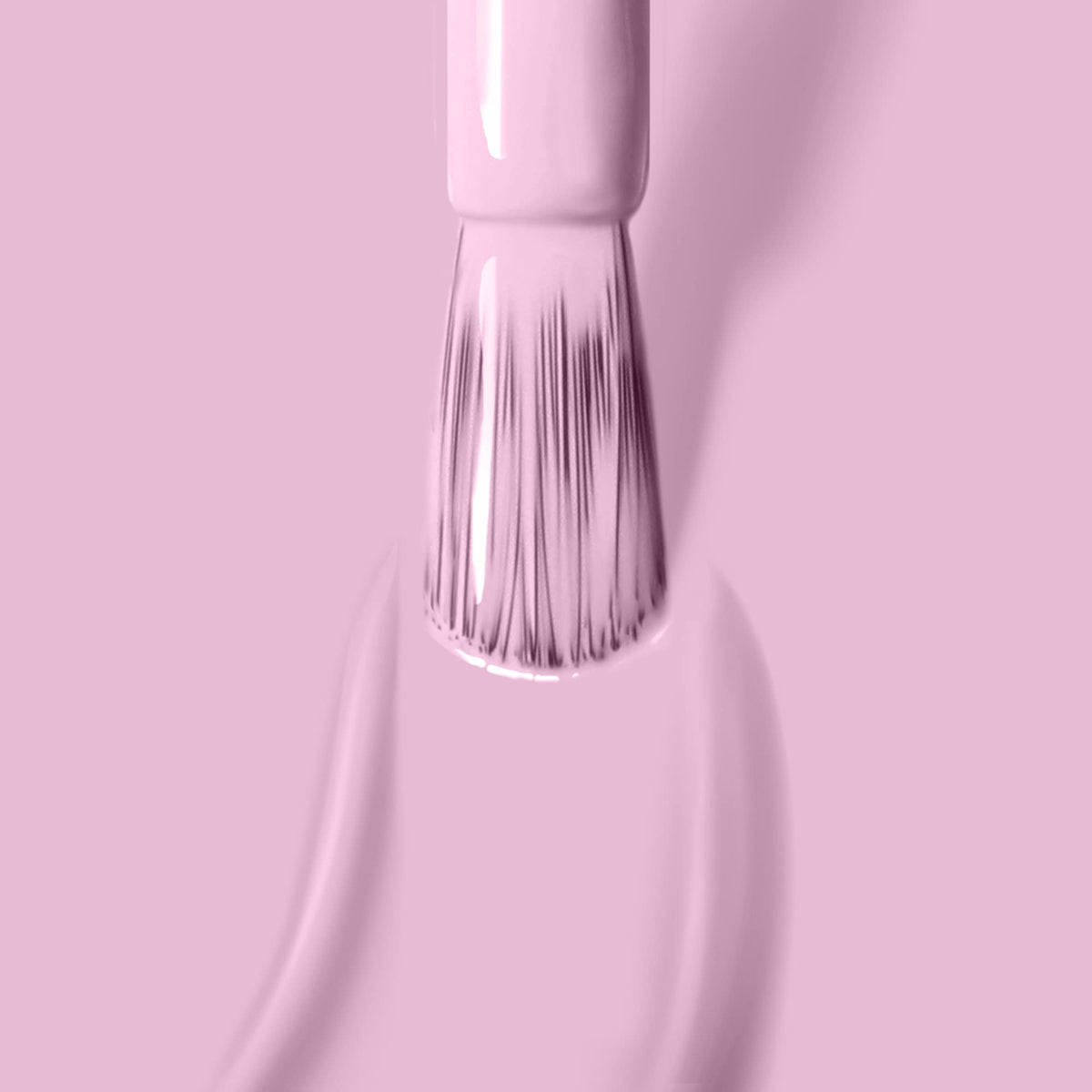LONDONTOWN brush stroke close-up showing smooth, streak-free lacquer finish