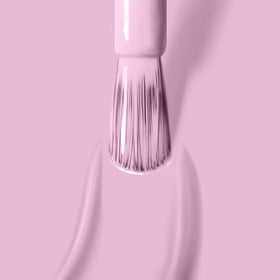 LONDONTOWN brush stroke close-up showing smooth, streak-free lacquer finish