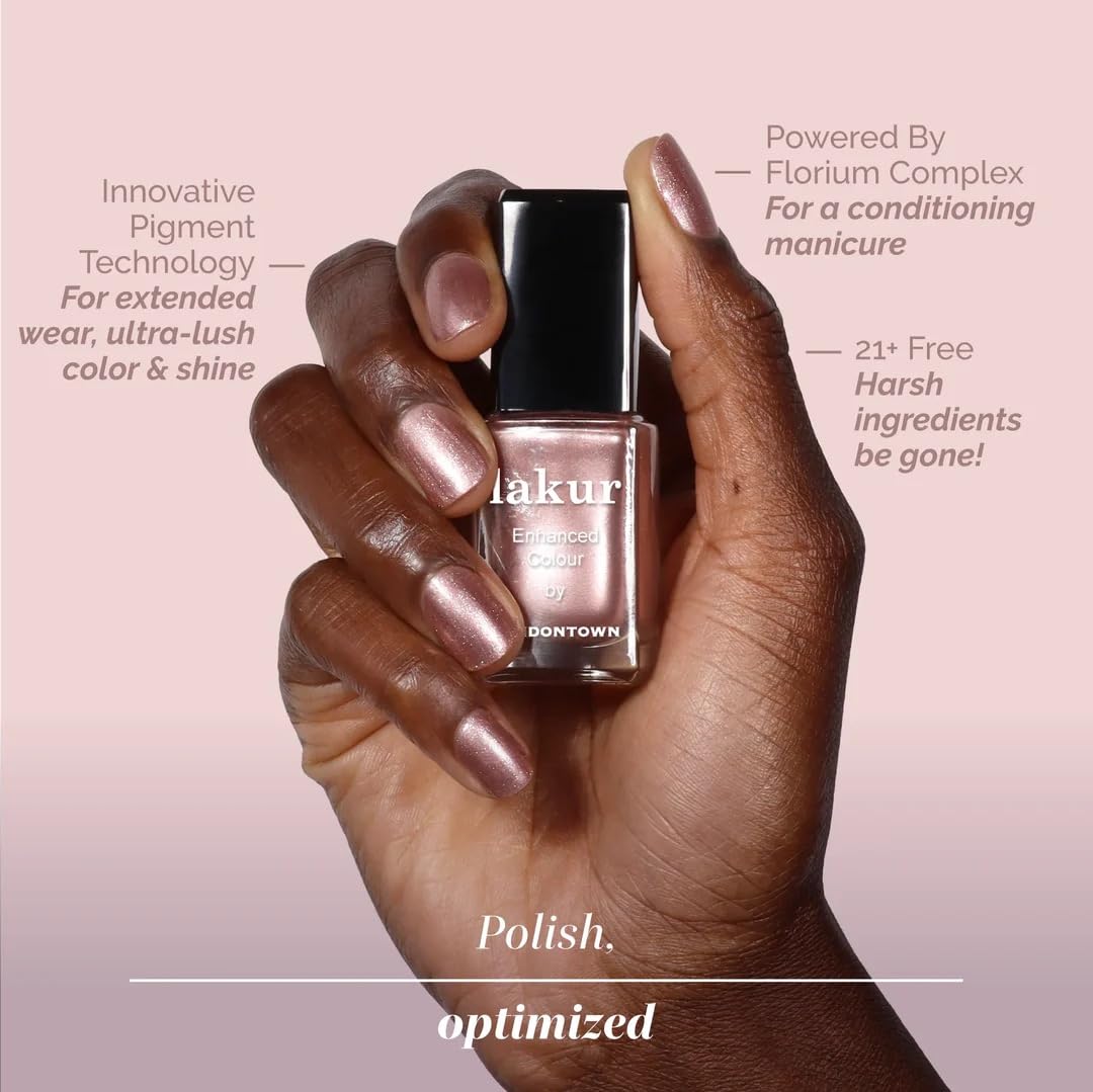 LONDONTOWN manicure on desk portraying everyday wearable elegance
