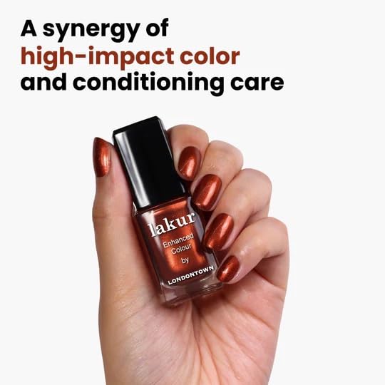 LONDONTOWN Lakur being applied to fingernail for chip-resistant, salon-like result benefit