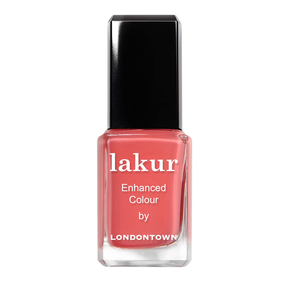 LONDONTOWN Lakur Papaya front bottle showing vibrant orange yellow shade and label benefit