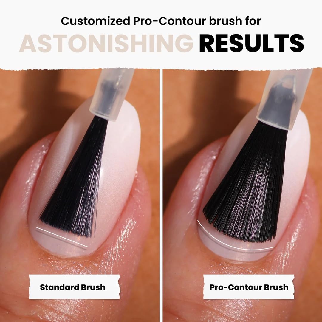 Close-up of LONDONTOWN lacquer on nail showing smooth gel-like shine and chip resistance