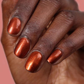 LONDONTOWN Lakur swatch on wrist showing true pigment and even coverage benefit