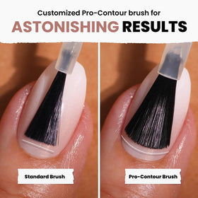 LONDONTOWN polish texture close-up demonstrating glossy finish