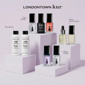 LONDONTOWN on bathroom vanity staged for routine showing everyday grooming benefit