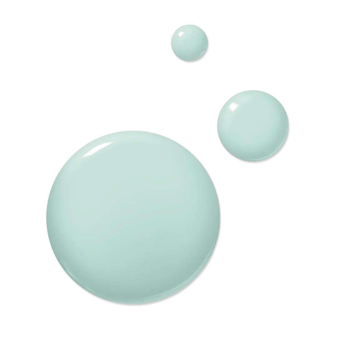 LONDONTOWN polish stroke on swatch card displaying mint color and full-coverage finish