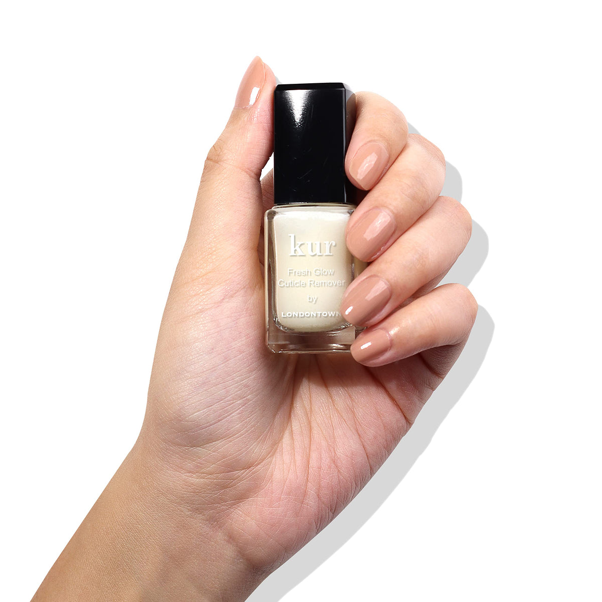 LONDONTOWN Nourishing Cuticle Oil dropper highlighting hydration benefit