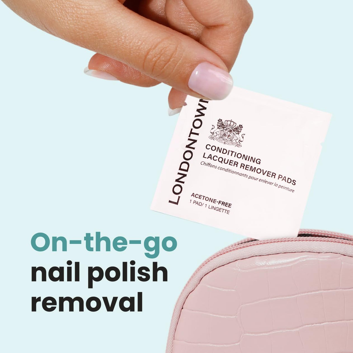 LONDONTOWN pad texture detail highlighting ultra‑plush fabric for efficient, gentle wiping