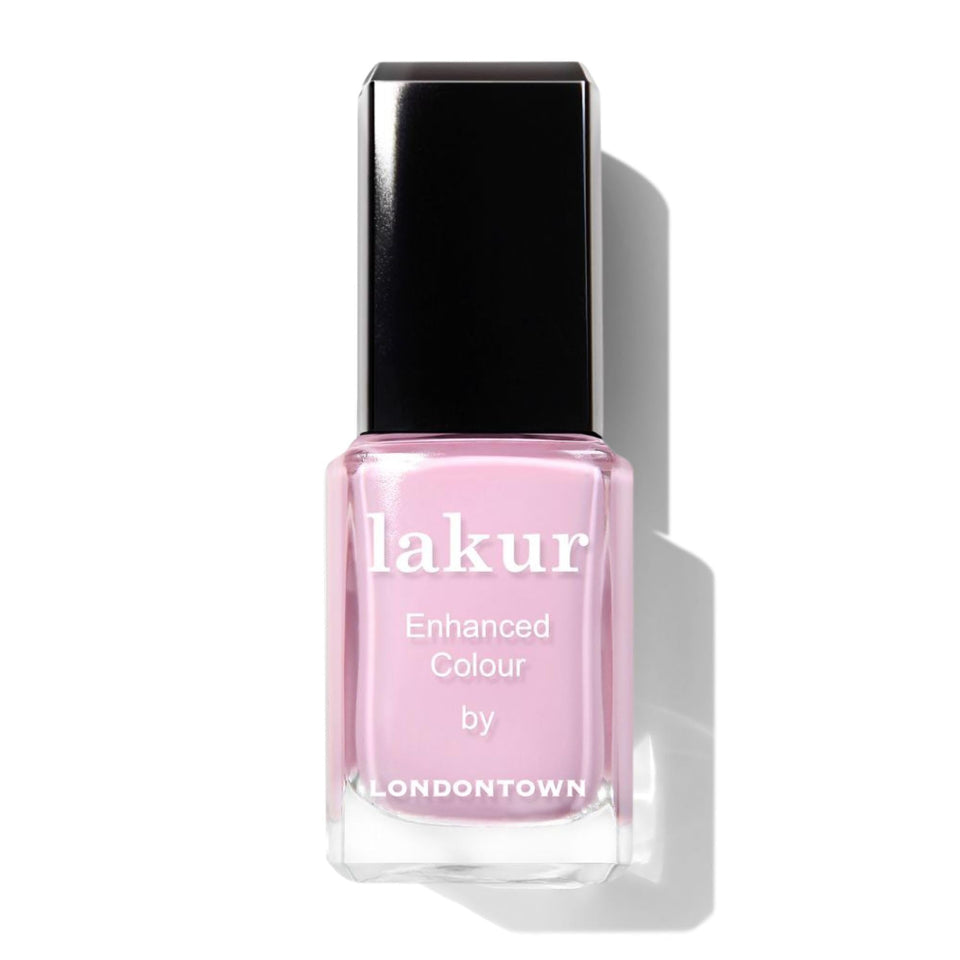 LONDONTOWN front bottle view showing Pink Palm color and salon-grade finish