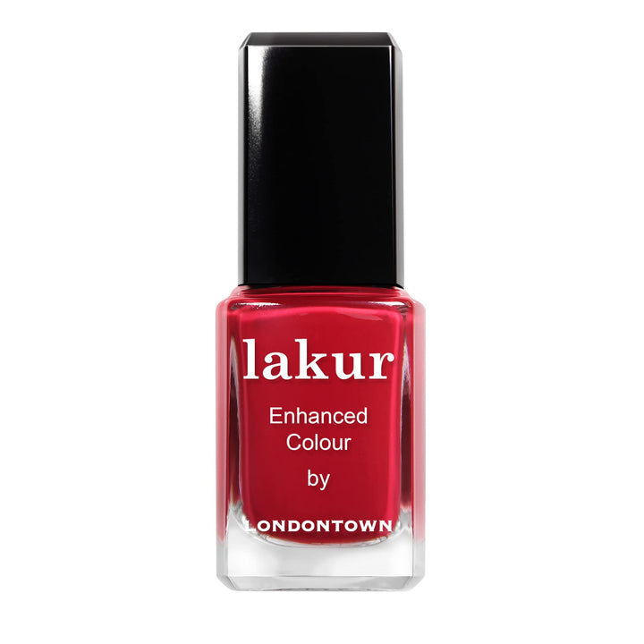 LONDONTOWN bottle front packaging showing vibrant red shade and brand