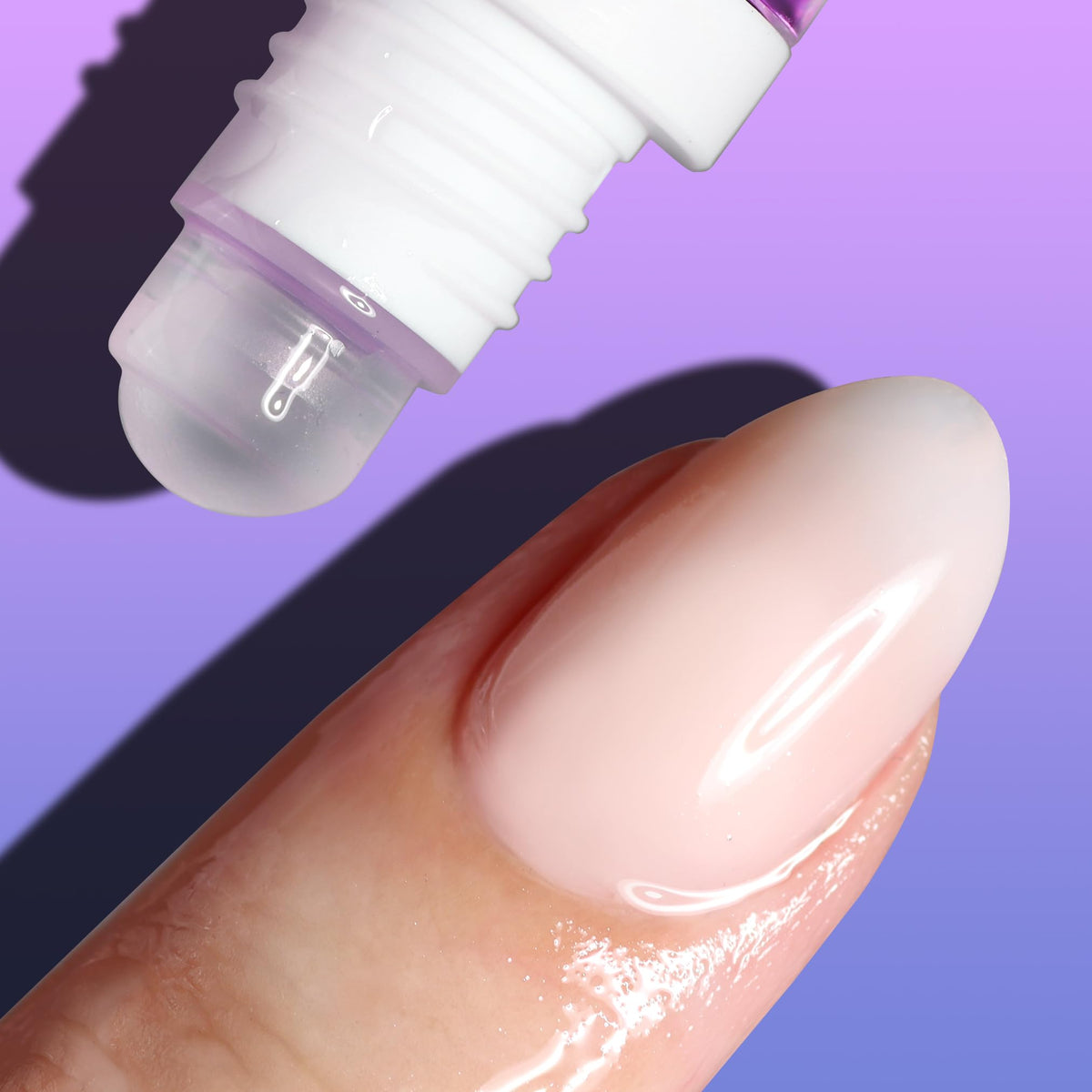 LONDONTOWN in-hand application on cuticle showing controlled dosing and improved appearance