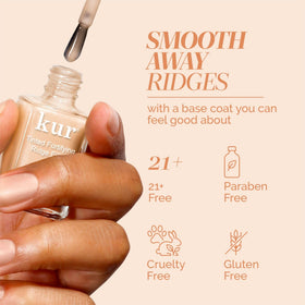 LONDONTOWN close-up of smooth formula texture highlighting self-leveling finish