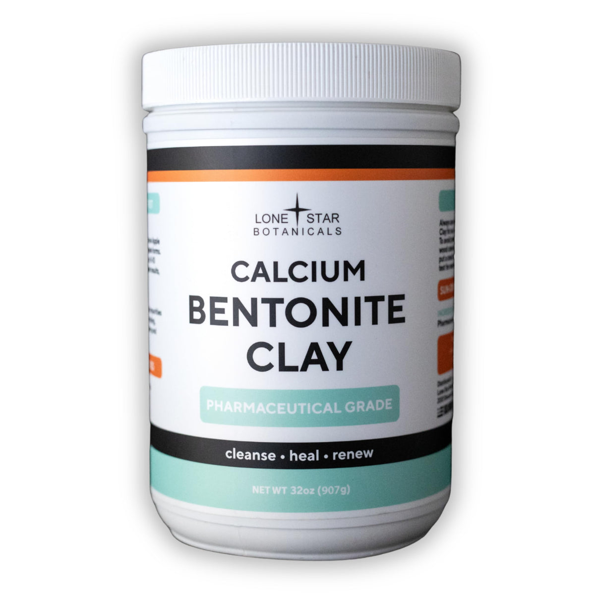 Lone Star Botanicals front packaging showing pharmaceutical-grade clay benefits