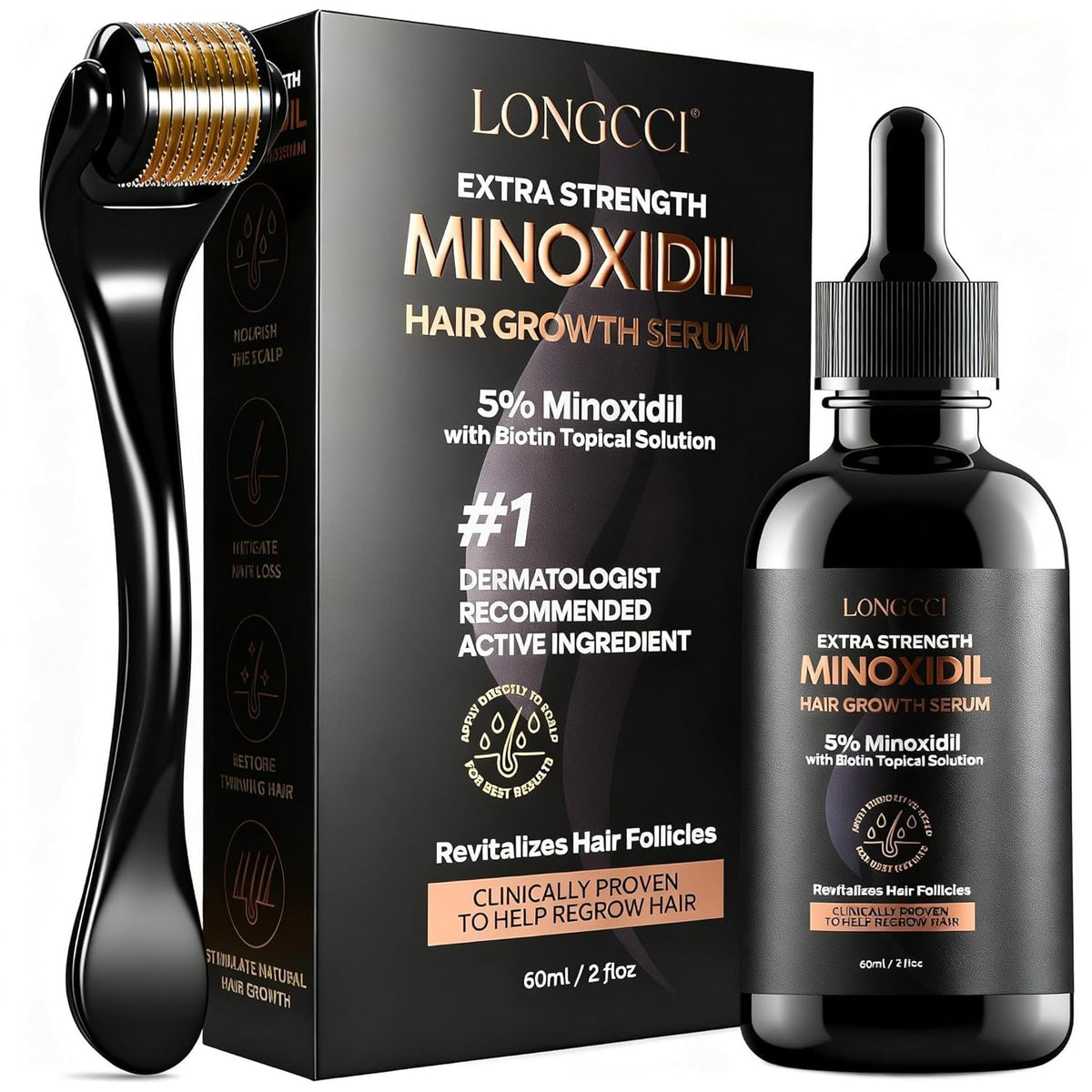 LONGCCI front packaging showing product name and benefits for quick recognition