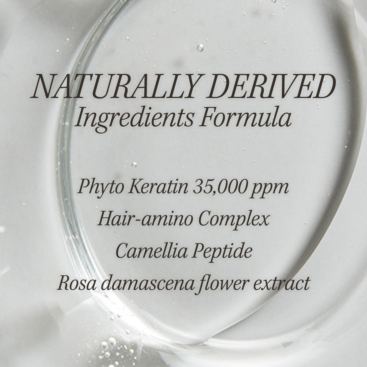 LONGTAKE label close-up showing phyto-keratin and ingredient benefits