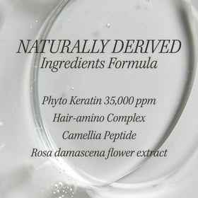LONGTAKE label close-up showing phyto-keratin and ingredient benefits