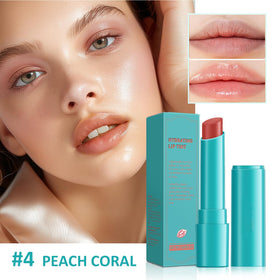 Loobexery applying tint to lips in lifestyle scene, instant shine boost