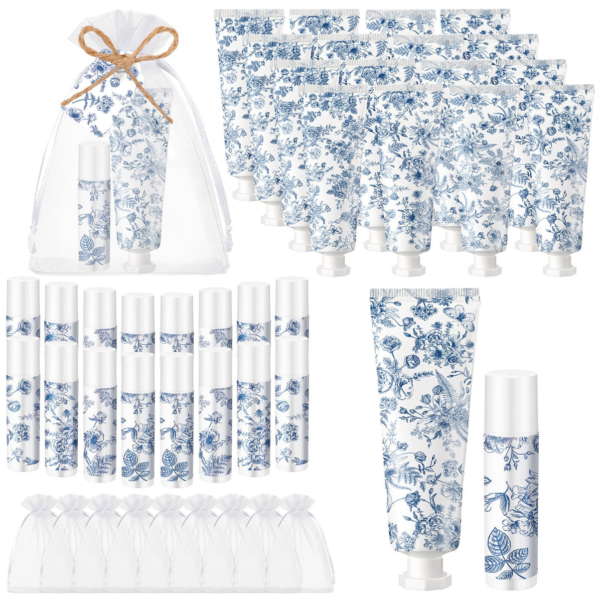 Loopeer front packaging showing blue floral design and set contents