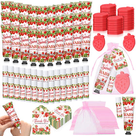 Loopeer front packaging showing the full strawberry favor set and neat presentation