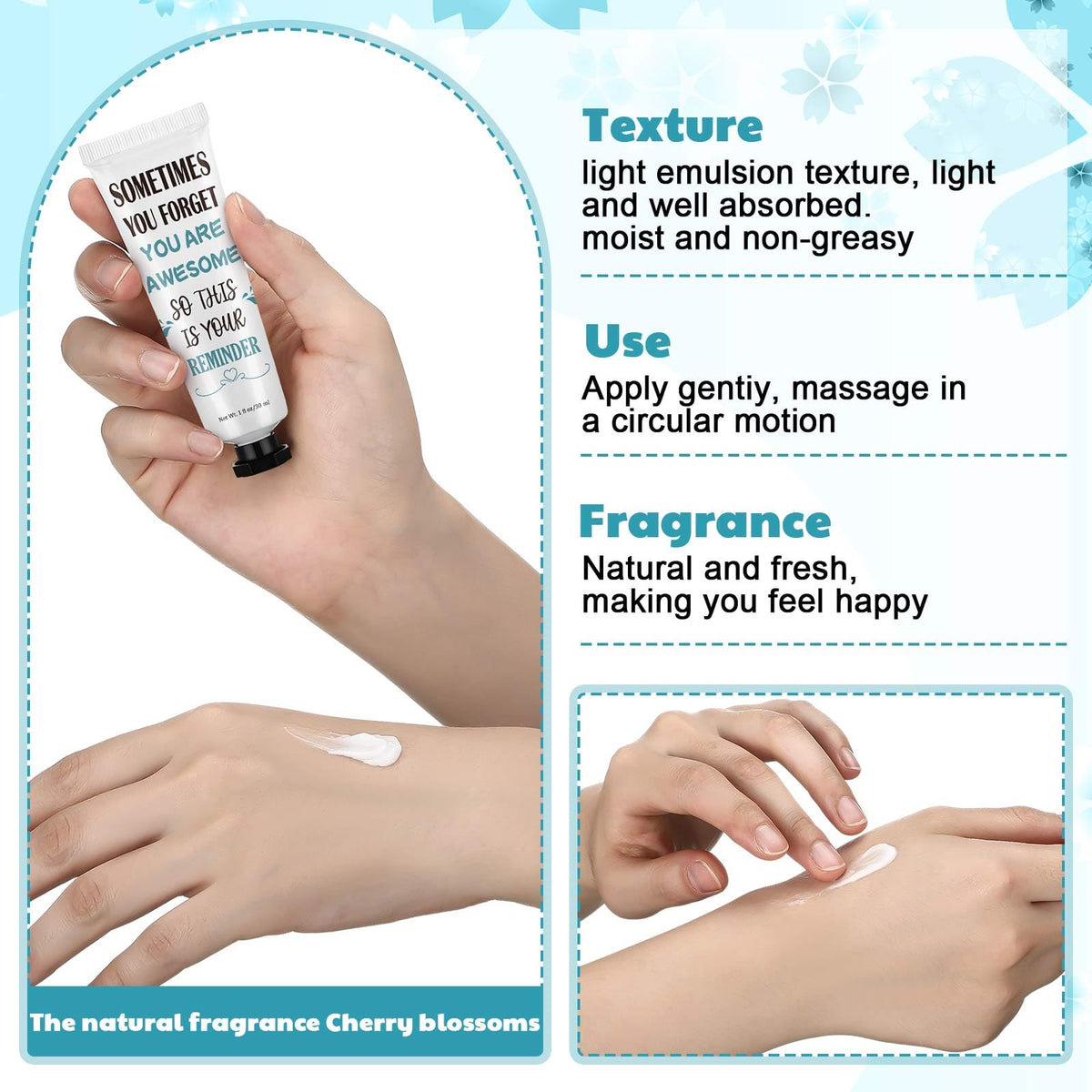 Loopeer individually wrapped hand creams stacked ready for gifting convenience