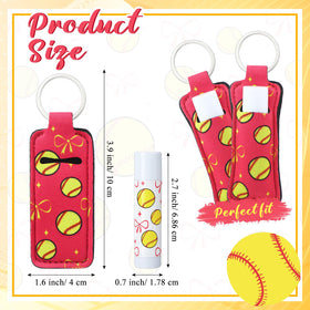 Loopeer close-up of lip balm cap showing softball pattern and moisturizing finish