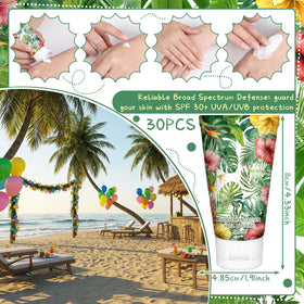 Loopeer close-up of tropical label highlighting vibrant design appeal