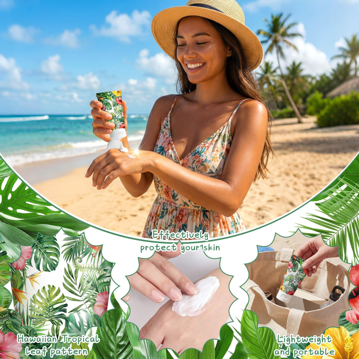 Loopeer tube in beach bag illustrating travel convenience benefit