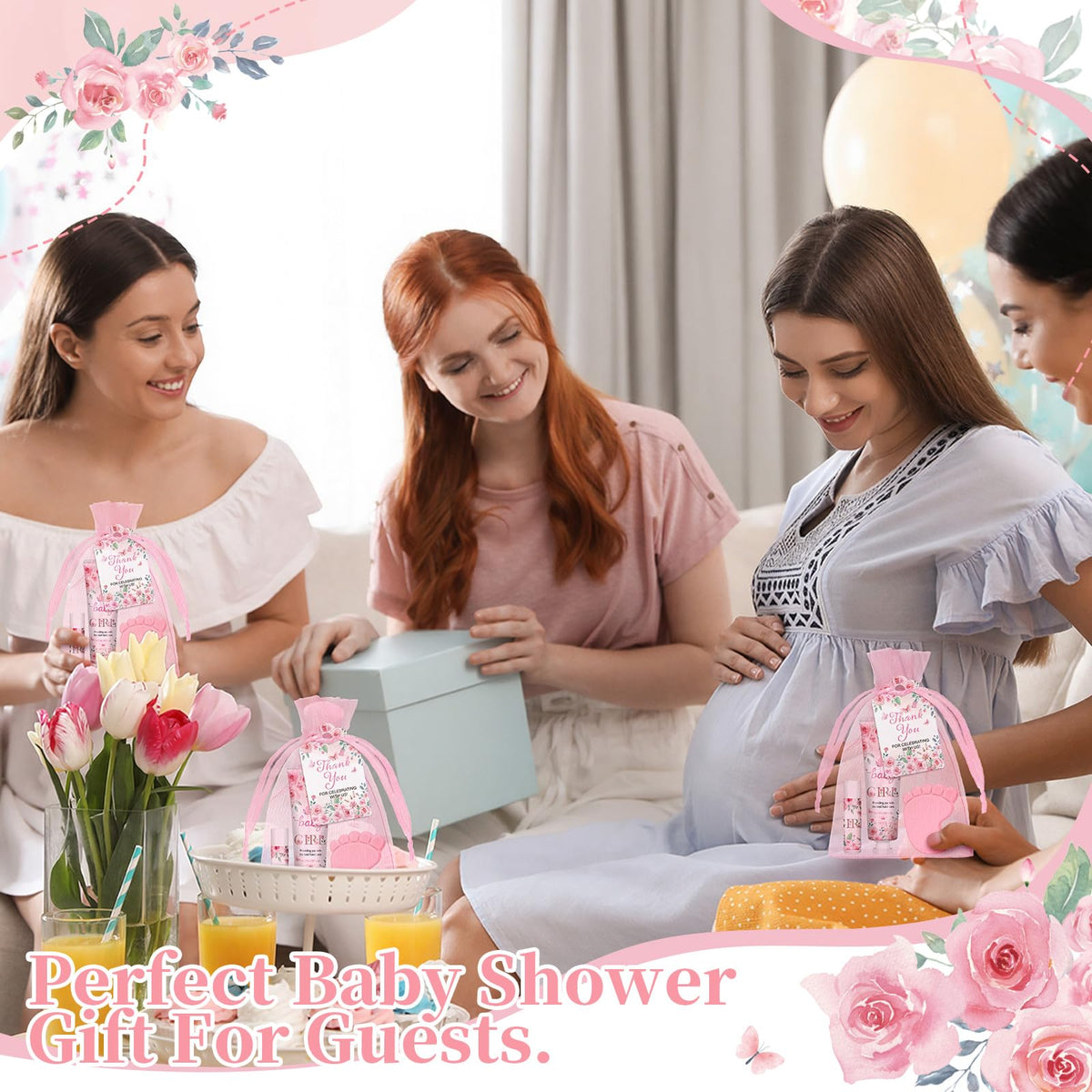 Loopeer thank-you card beside contents illustrating coordinated design and polished look