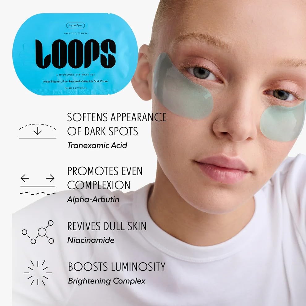 LOOPS Dew Cloud hydrogel close-up texture highlighting deep hydration