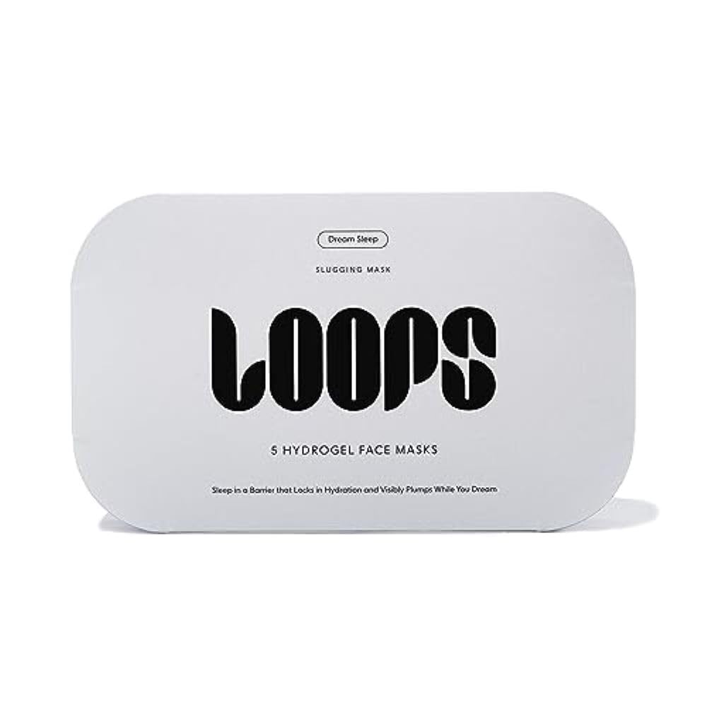 LOOPS bedtime lifestyle scene on nightstand suggesting nightly self-care and restorative benefits