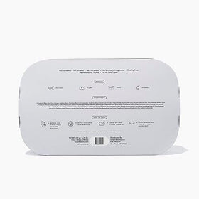 LOOPS mask size next to hand showing scale and travel-friendly packaging convenience